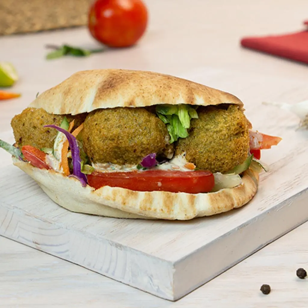 Damietta Foul with Eggplant Sandwich